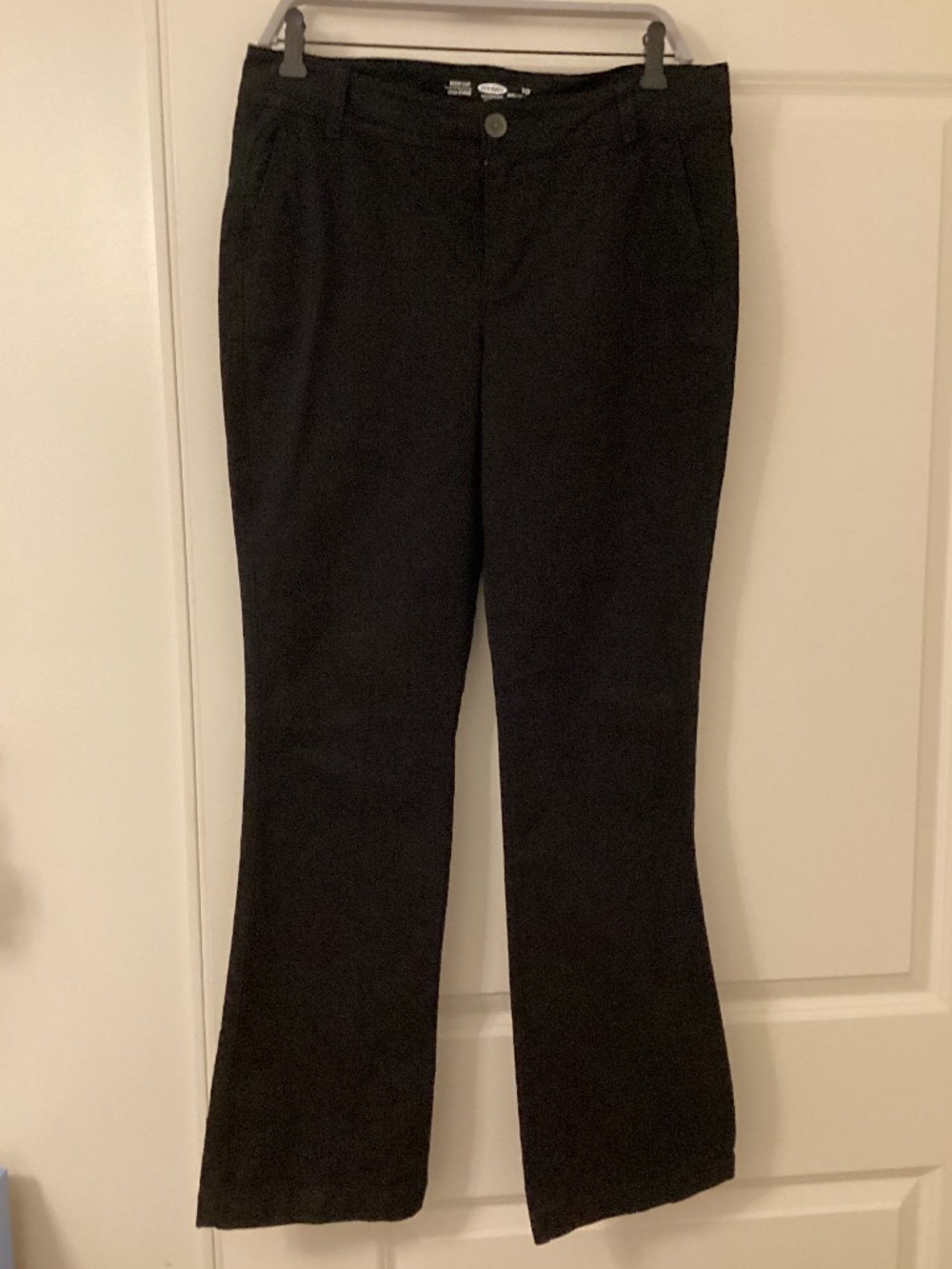 Old Navy Black lightweight denim bootcut pants size 10